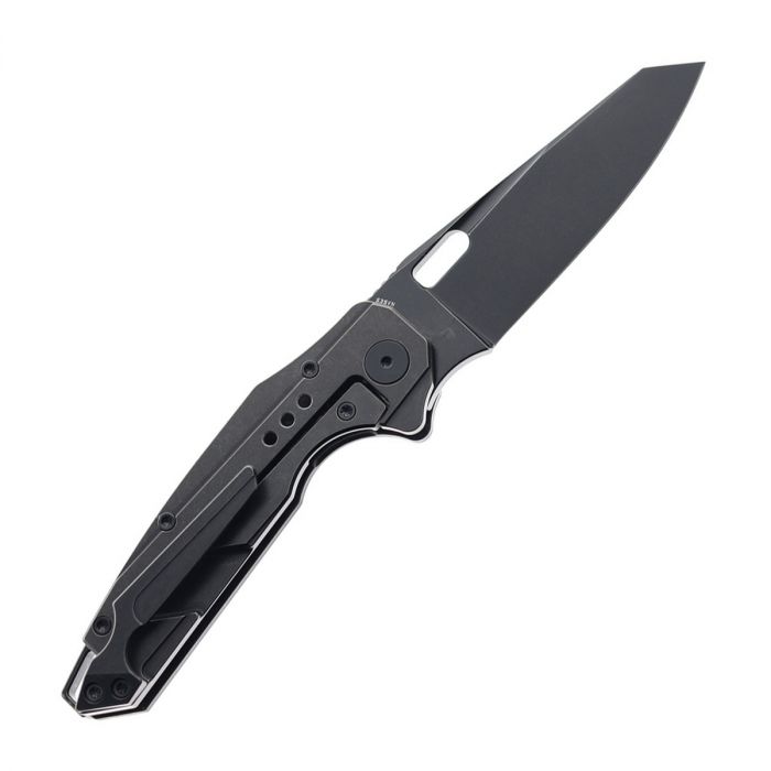 Складной нож Bestech Nyxie, сталь S35VN BlackWash, рукоять титан/карбон